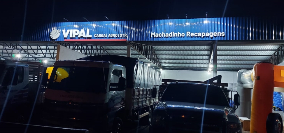 Parceira da Vipal Borrachas, Machadinho inaugura truck center em Realeza/PR