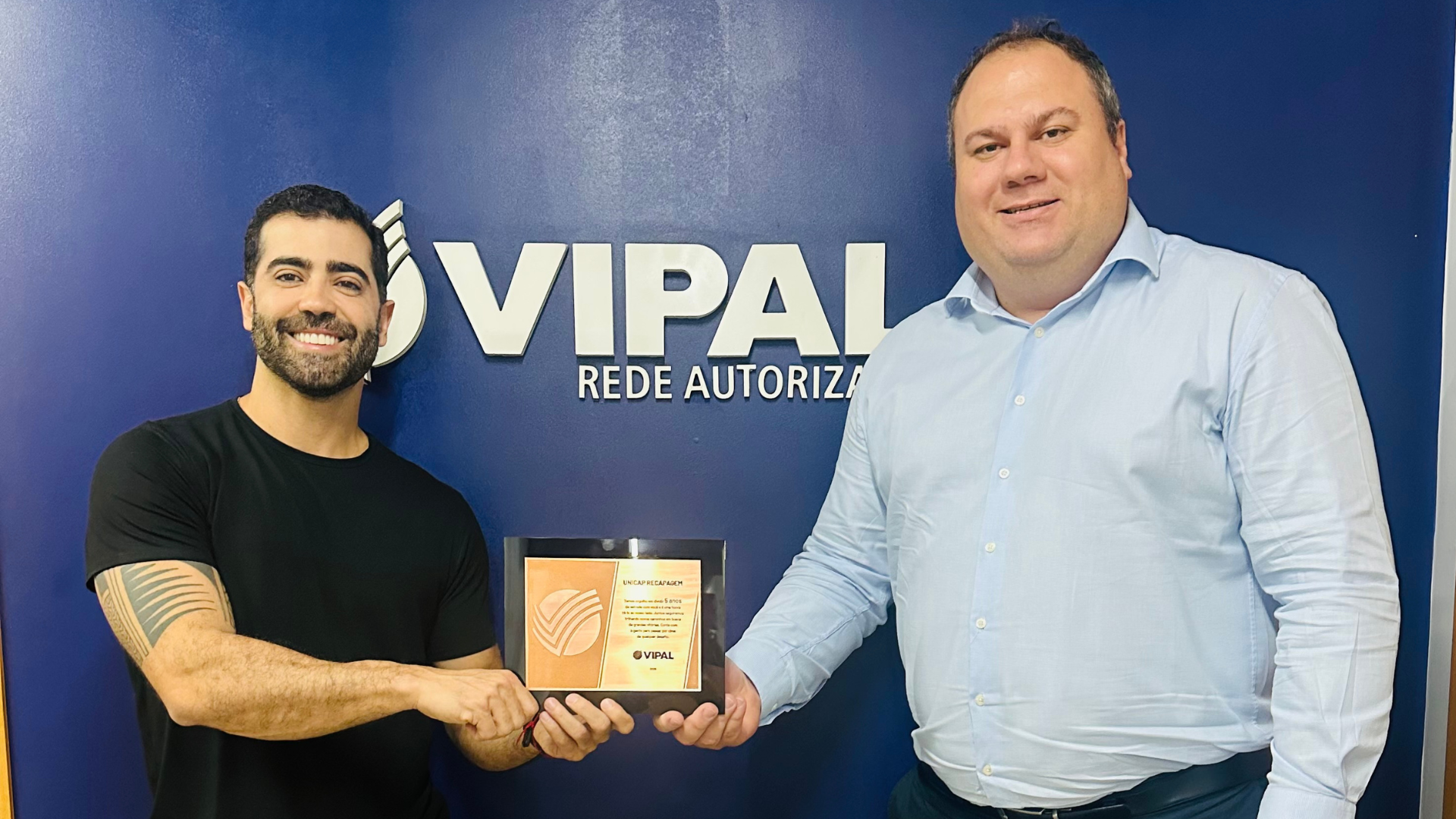 Unicap Recapagem celebra cinco anos como integrante da rede autorizada Vipal 