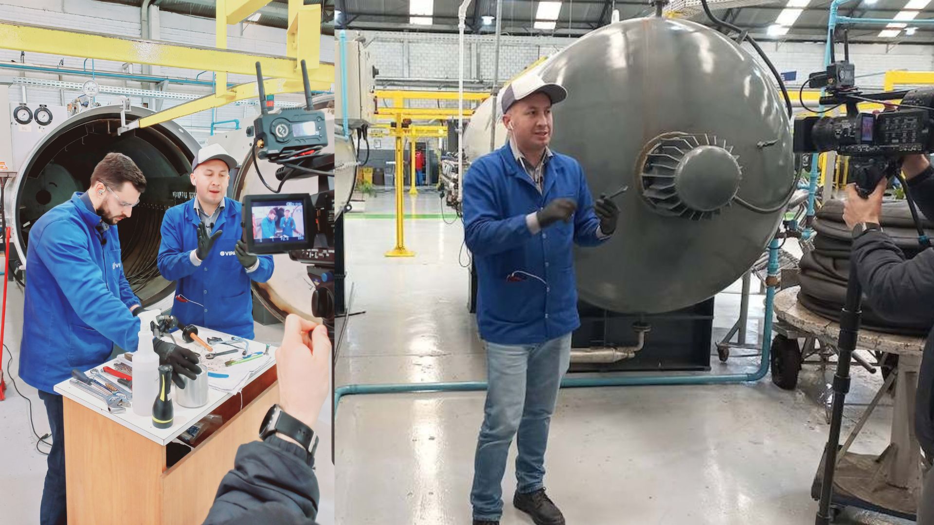 Vipal promove treinamento técnico sobre Manutenção e Operação de Autoclaves para reformadores do Brasil e de Portugal