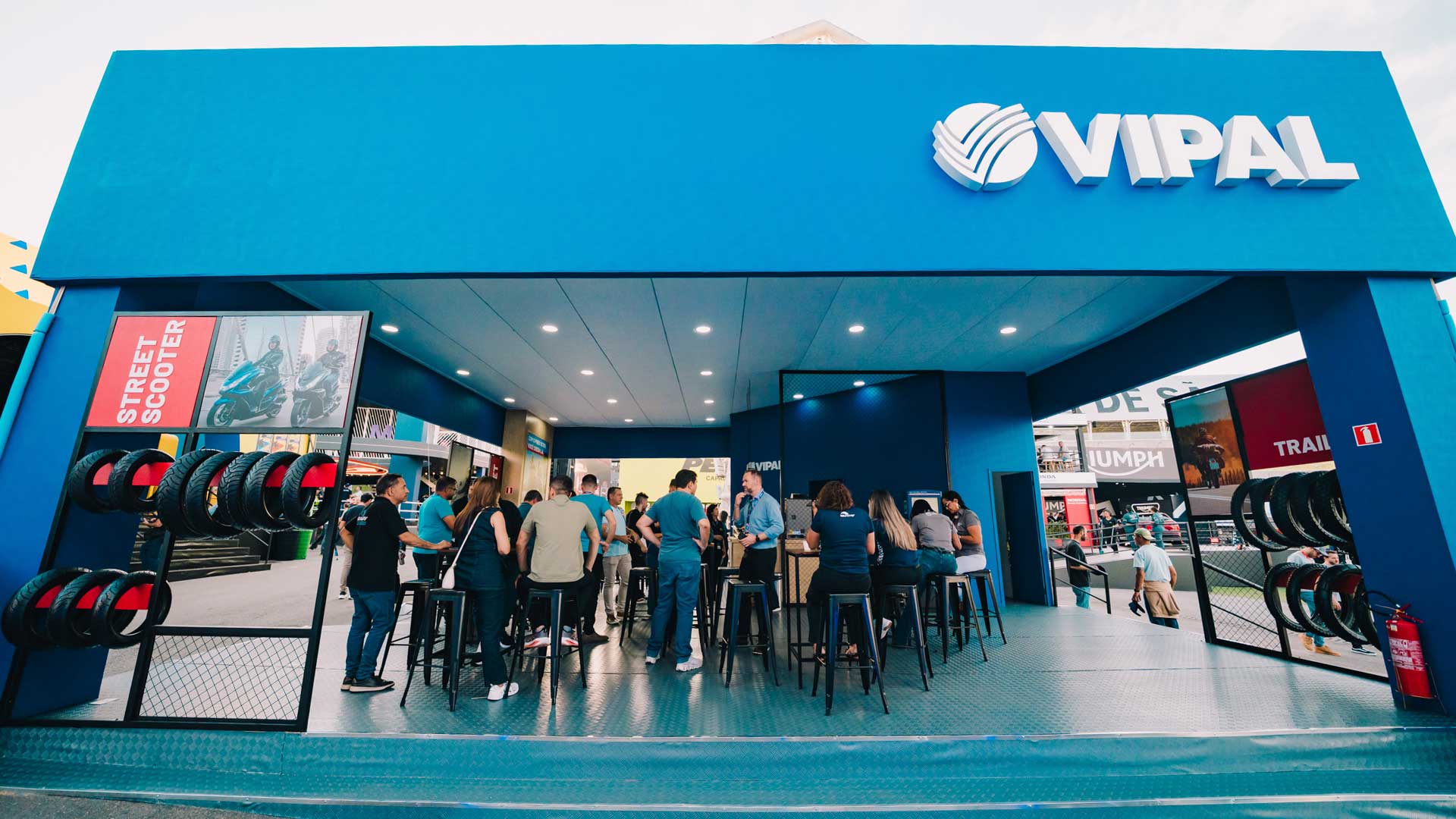 Vipal reforça presença no segmento duas rodas com lançamento do pneu SC100 no Festival Interlagos 2026