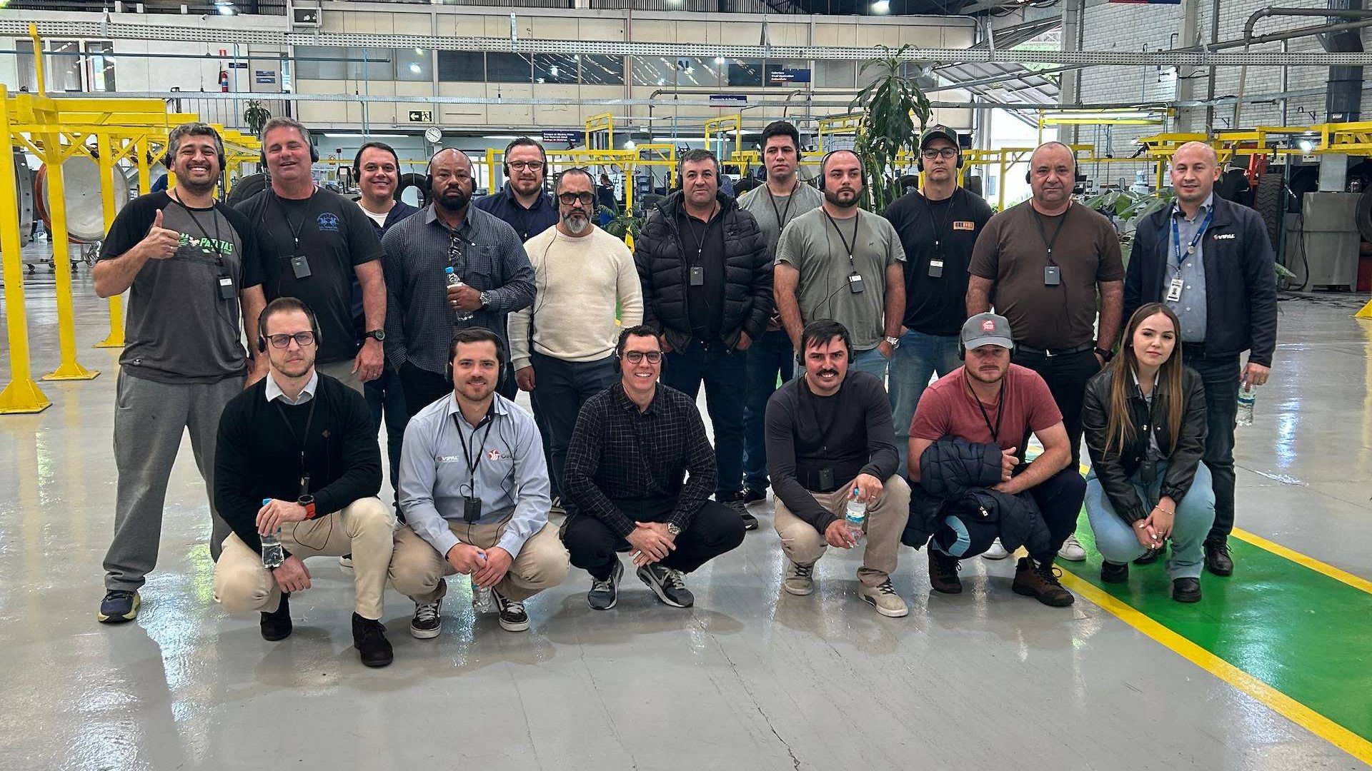 Vipal Borrachas recebe transportadores da OST Pneus em Nova Prata (RS) 